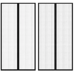 vidaXL - Insectengordijn - Zwart - Polyester - 210 x 100 cm