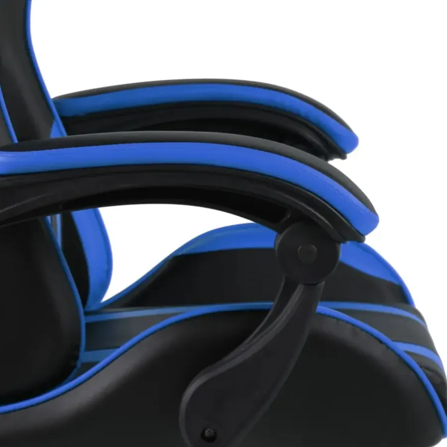 Gamestoelen-vidaXL - Kantoorstoel - Blauw - Kunstleer