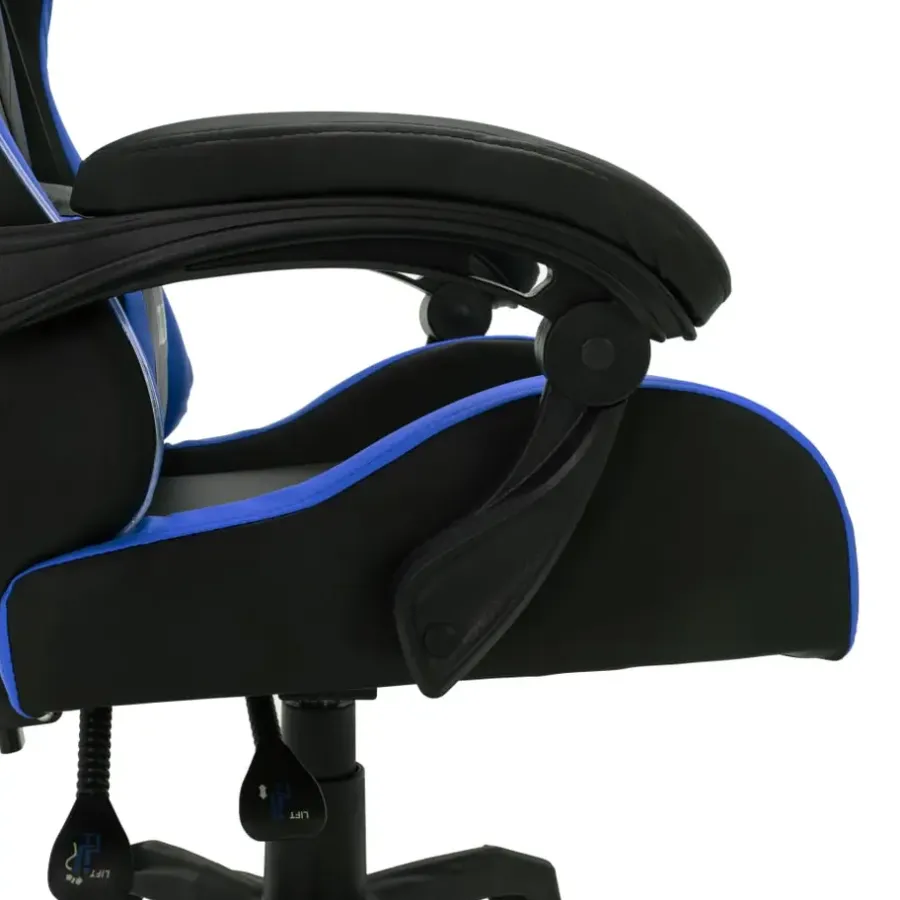 Gamestoelen-vidaXL - Kantoorstoel - Blauw - Kunstleer