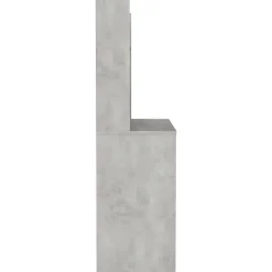 vidaXL - Kaptafel - Grijs - MDF