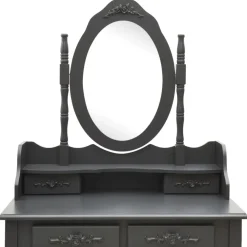 Kaptafels-vidaXL - Kaptafel - Grijs - Hout