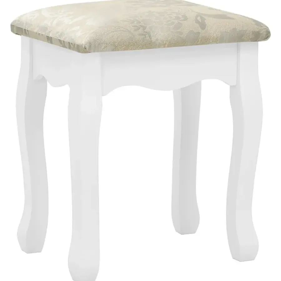 Kaptafels-vidaXL - Kaptafel - Wit - Hout
