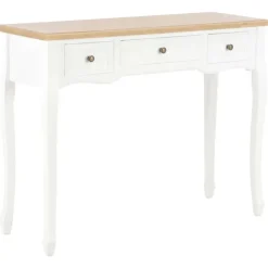 Kaptafels-vidaXL - Kaptafel - Wit - Hout