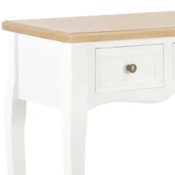 Kaptafels-vidaXL - Kaptafel - Wit - Hout