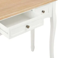 Kaptafels-vidaXL - Kaptafel - Wit - Hout
