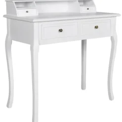Kaptafels-vidaXL - Kaptafel - Wit - Hout
