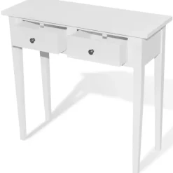 vidaXL - Kaptafel - Wit - Hout