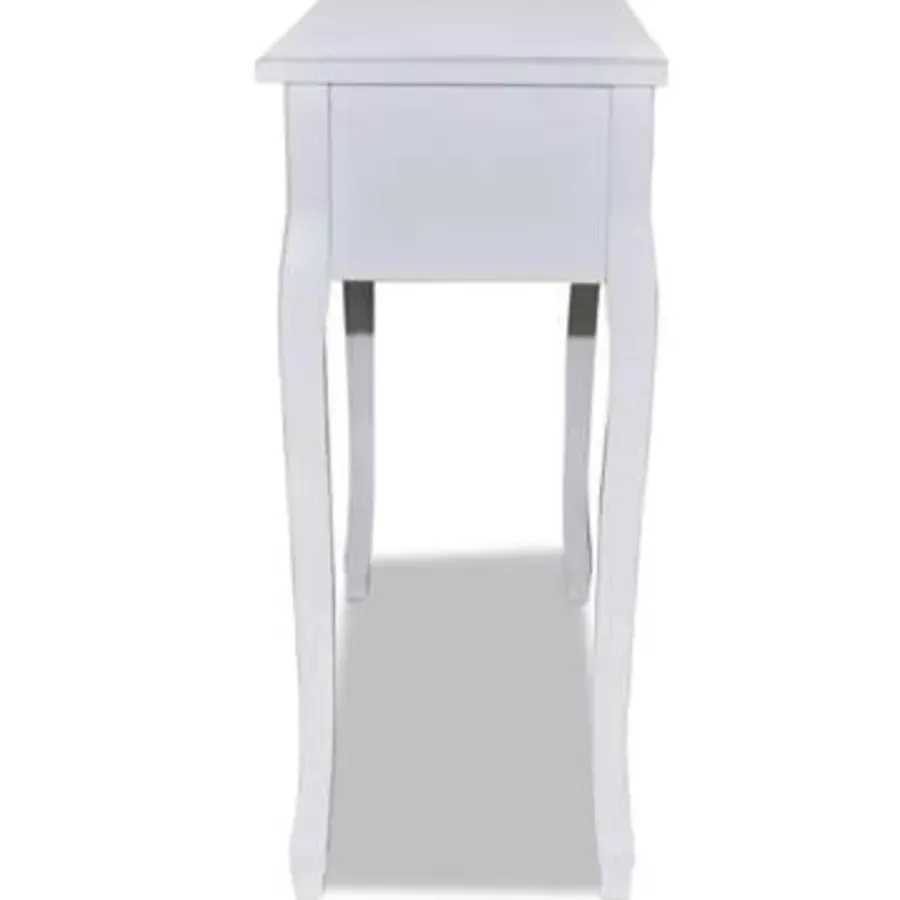 Kaptafels-vidaXL - Kaptafel - Wit - Hout