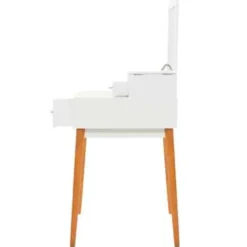 vidaXL - Kaptafel - Wit - MDF