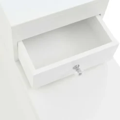 vidaXL - Kaptafel - Wit - MDF