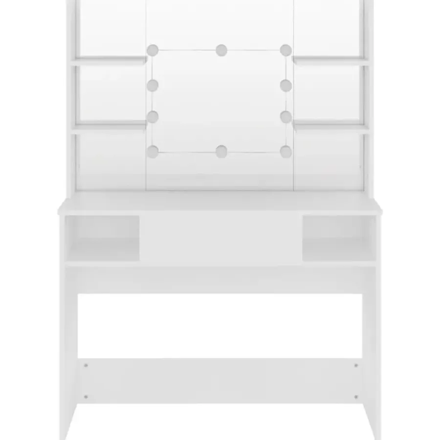 vidaXL - Kaptafel - Wit - MDF