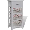 vidaXL - Kast - Wit - Hout - 35 x 27 x 73.5 cm