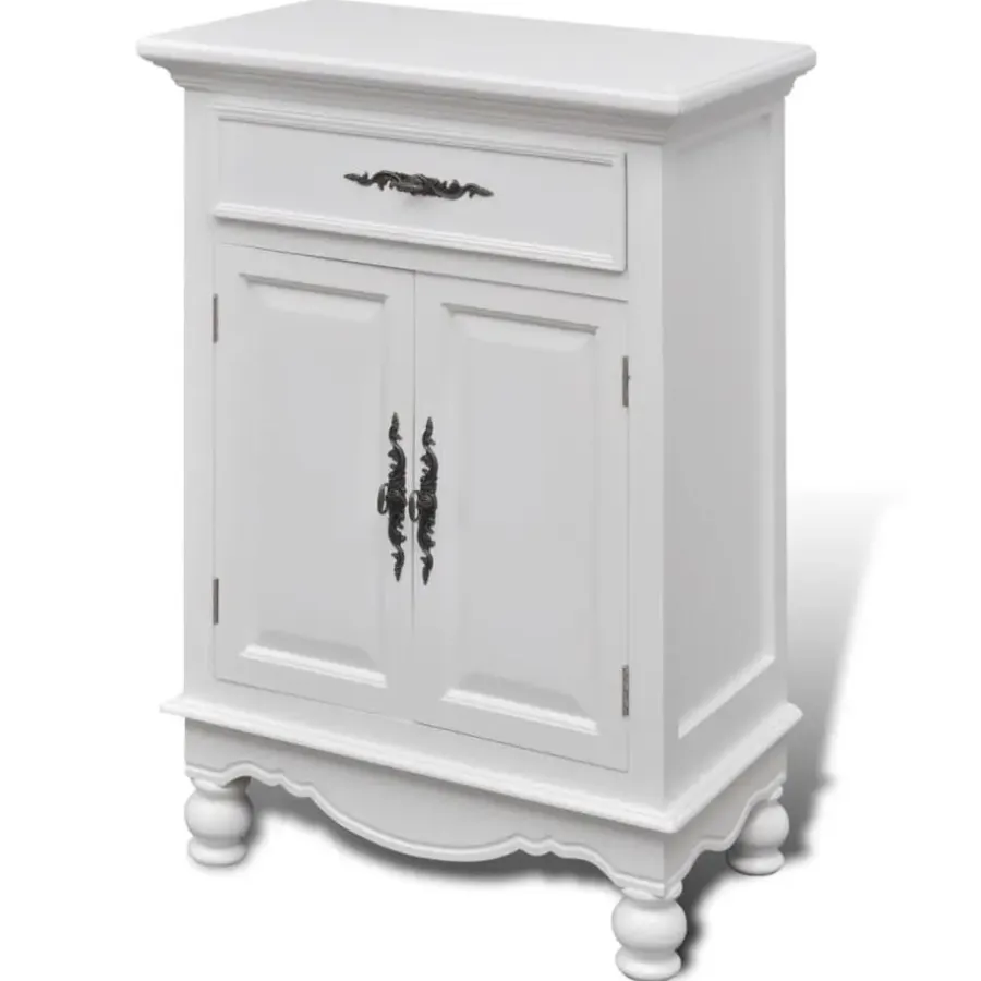Wandkasten-vidaXL - Kast - Wit - MDF