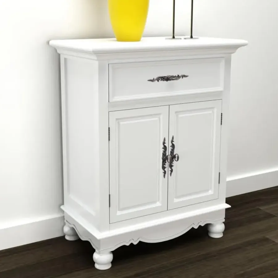 Wandkasten-vidaXL - Kast - Wit - MDF