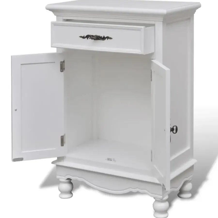 Wandkasten-vidaXL - Kast - Wit - MDF
