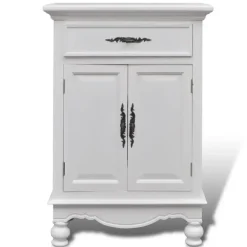 Wandkasten-vidaXL - Kast - Wit - MDF