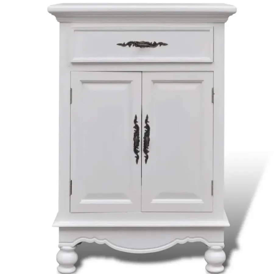 Wandkasten-vidaXL - Kast - Wit - MDF