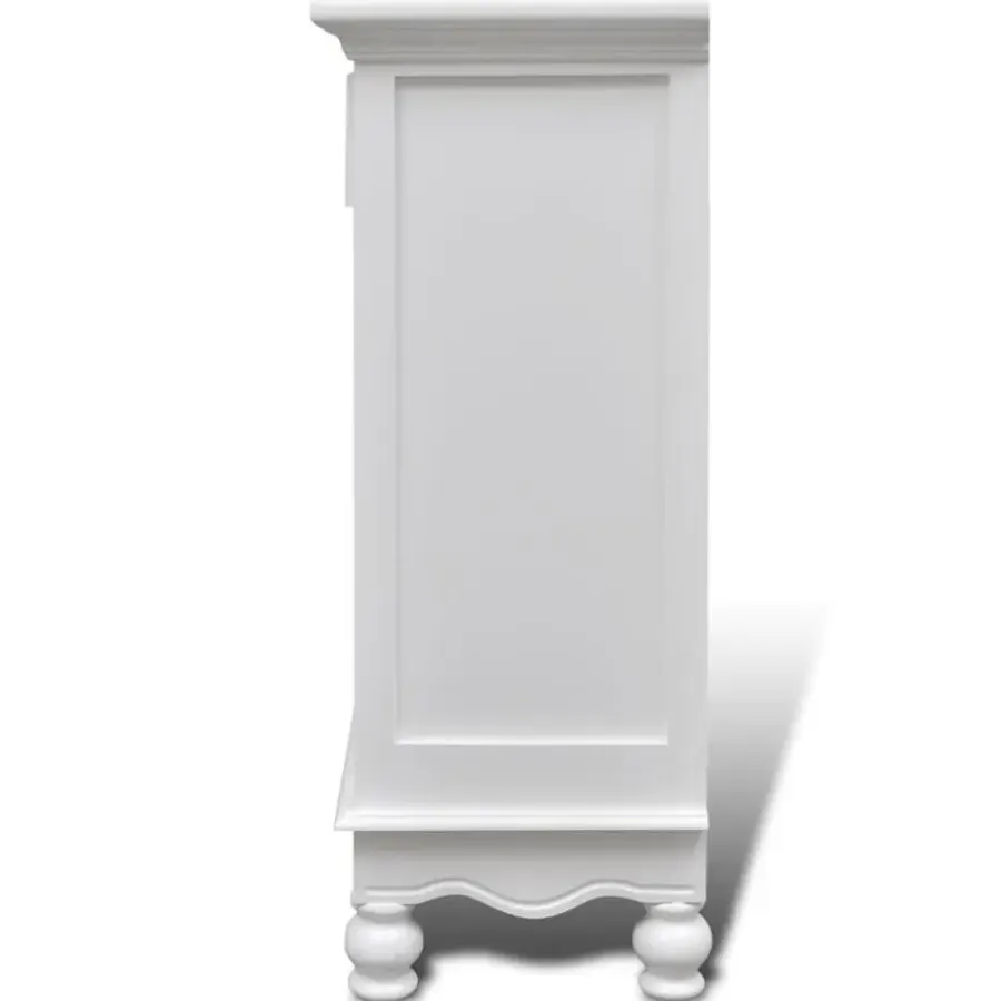 Wandkasten-vidaXL - Kast - Wit - MDF