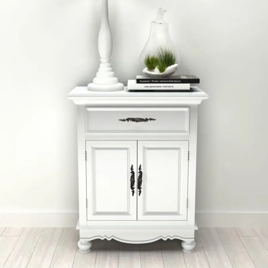 Wandkasten-vidaXL - Kast - Wit - MDF