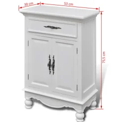 Wandkasten-vidaXL - Kast - Wit - MDF