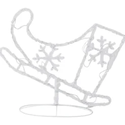 vidaXL - Kerst Rendier En Slee - Blauw