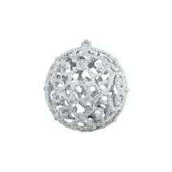 vidaXL - Kerstbal - Zilver - Kunststof - 100 stuks