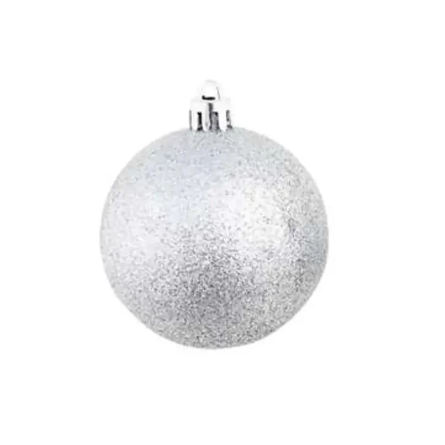 vidaXL - Kerstbal - Zilver - Kunststof - 100 stuks