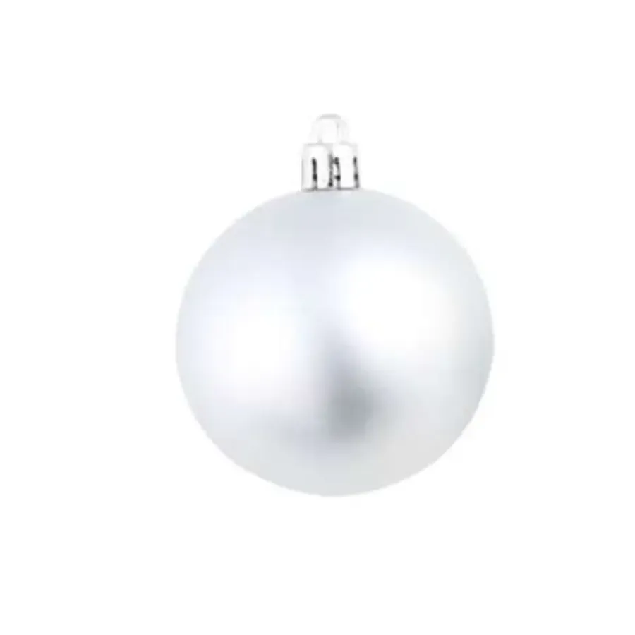 vidaXL - Kerstbal - Zilver - Kunststof - 100 stuks