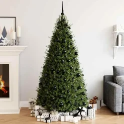 Kerstdecoratie-vidaXL - Kerstballenset - Zwart - Polystyreen