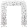 Kerstdecoratie-vidaXL - Kerstboog - Wit - 240 x 215 cm