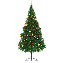 Kerstbomen-vidaXL - Kerstboom - Groen - 210 x 110 cm