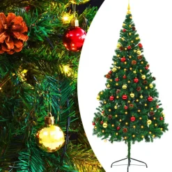 Kerstbomen-vidaXL - Kerstboom - Groen - 210 x 110 cm