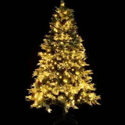 vidaXL - Kerstboom - Groen - 225 x 120 cm