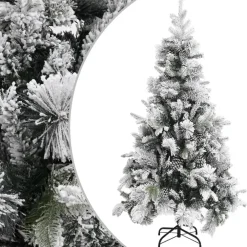 Kerstbomen-vidaXL - Kerstboom - Groen - 225 x 110 cm