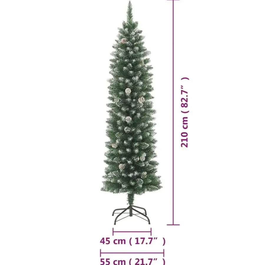 vidaXL - Kerstboom - Groen - 210 cm