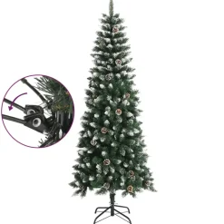Kerstbomen-vidaXL - Kerstboom - Groen - 210 cm