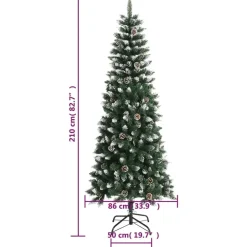 Kerstbomen-vidaXL - Kerstboom - Groen - 210 cm