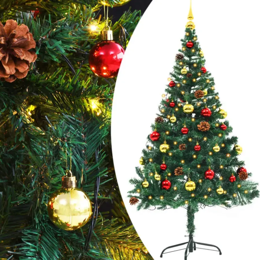 vidaXL - Kerstboom - Groen - 150 x 80 cm