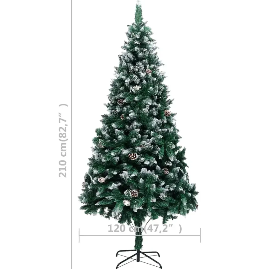 vidaXL - Kerstboom - Groen - 210 x 120 cm