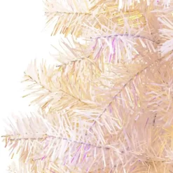 Kerstbomen-vidaXL - Kerstboom - Wit - 240 x 120 cm