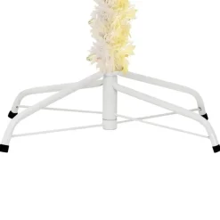 Kerstbomen-vidaXL - Kerstboom - Wit - 240 x 120 cm