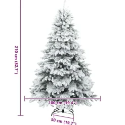 vidaXL - Kerstboom - Wit - PVC