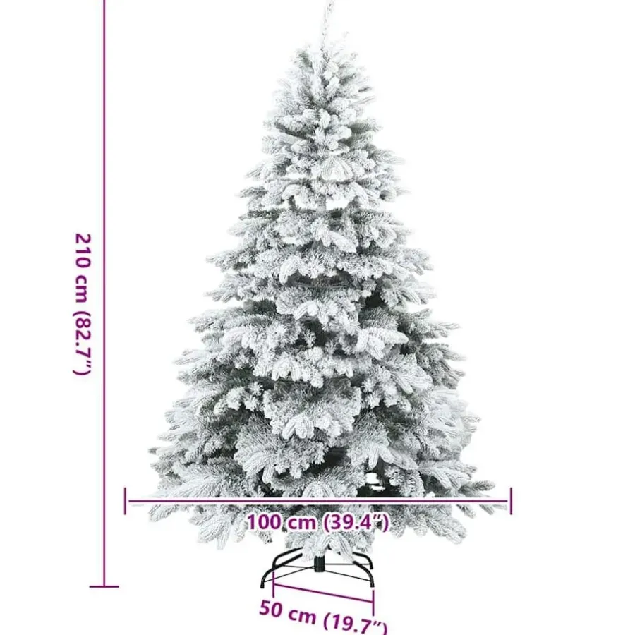 vidaXL - Kerstboom - Wit - PVC