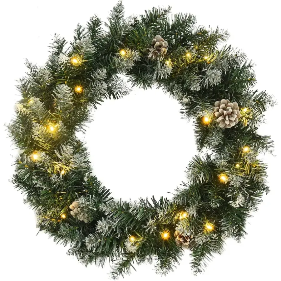 vidaXL - Kerstkrans - 45 x 45 cm