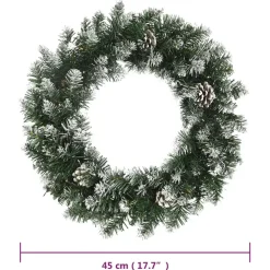 vidaXL - Kerstkrans - 45 x 45 cm