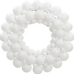 vidaXL - Kerstkrans - Wit - Polystyreen