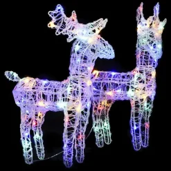 Kerstverlichting-vidaXL - Kerstrendier - Multikleur