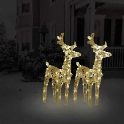 Kerstverlichting-vidaXL - Kerstrendier - Warmwit