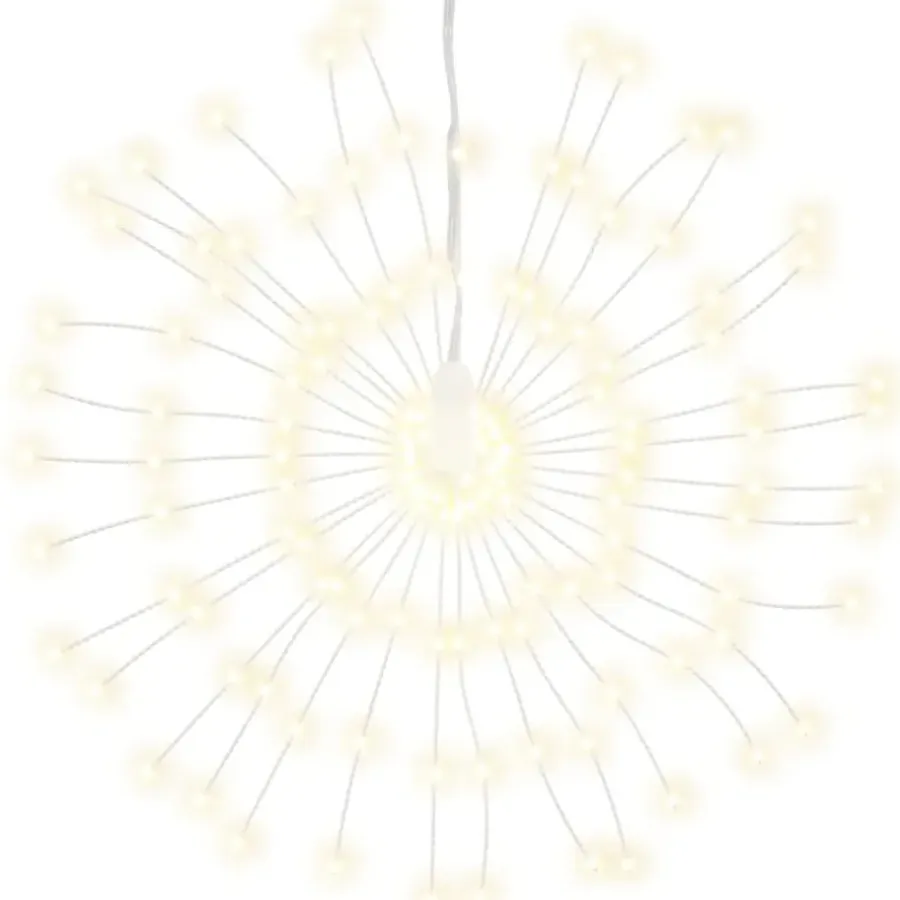 vidaXL - Kerstverlichting - Warm white - 8 stuks