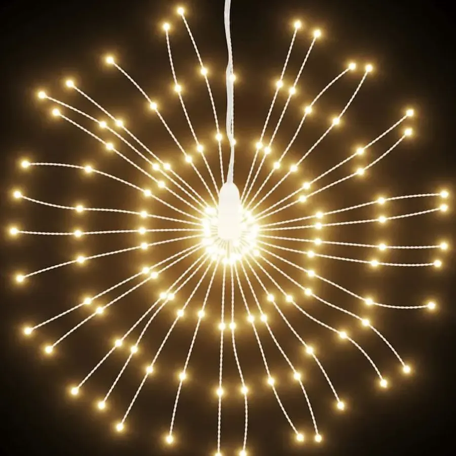 vidaXL - Kerstverlichting - Warmwit - 4 stuks